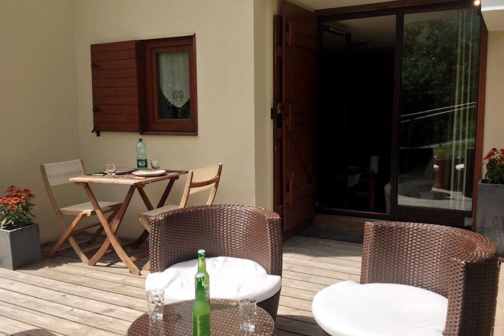 Appartement La Clusaz Avec Terrasse Sur Les Pistes De Ski Manigod Kültér fotó