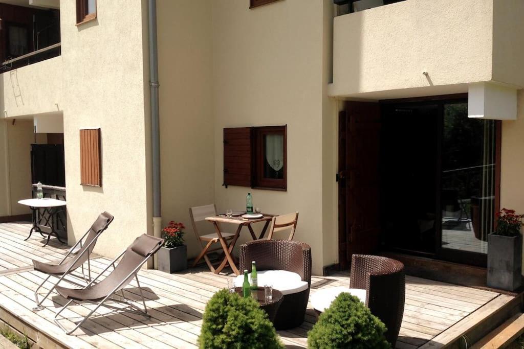 Appartement La Clusaz Avec Terrasse Sur Les Pistes De Ski Manigod Kültér fotó
